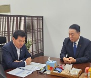 구복규 화순군수, 국회 방문해 '국비 확보' 막바지 총력전