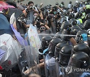 (FILE) CHINA HONG KONG PHOTO SET UMBRELLA MOVEMENT