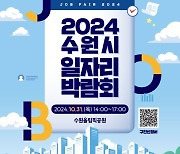 수원시, 내달 31일 '2024 일자리박람회' 개최