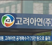 MBK-영풍, 고려아연 공개매수가 75만 원으로 올려