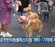 ‘춘천반려동물페스티벌’ 개막…‘기억에 서면’ 주제