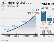 작년 사업체 10만개 증가…도소매 늘고 60대 이상 대표↑