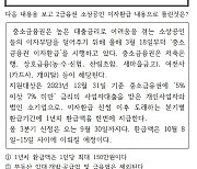 2금융권 소상공인 이자환급, 최대 150만원까지[30초 쉽금융]