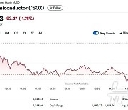 엔비디아 2.15% 급락, 반도체지수 1.76% 하락(상보)