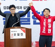 “금정 보궐선거, 압도적 지지를” 부산 온 한동훈…야권 단일화 신경전 격화