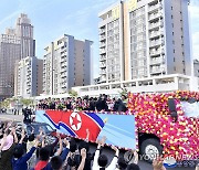 북한 여자축구 선수들 귀국