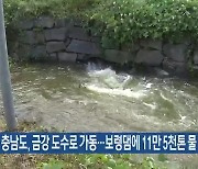 충남도, 금강 도수로 가동…보령댐에 11만 5천톤 물 공급