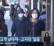 내일부터 기온 크게 낮아져…고지대 ‘얼음’