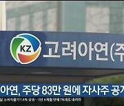 고려아연, 주당 83만 원에 자사주 공개매수