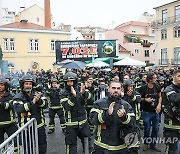 PORTUGAL FIREFIGHTERS DEMONSTRATION