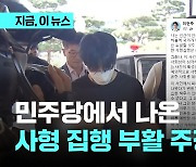 민주당에서 나온 사형 집행 부활 주장…"박대성, 교화 가능성 안 보여"