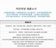 커리어넷, 신용회복위원회·서울특별시농수산식품공사·한국여성정책연구원·한국기계연구원·한국인터넷진흥원·소상공인시장진흥공단·한국기술교육대학교·한국보건의료정보원·우체국물류지원단 채용 발표