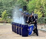 공군 군악대, 브뤼셀서 버스킹 공연