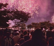 100만 인파 몰린 '불꽃축제' 현장…지하철 증회 운행