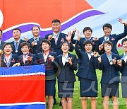 노동신문 "北 여자축구팀, 인민들에게 커다란 신심과 용기 안겨"