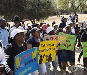 SOUTH AFRICA PROTEST FOSSIL FUEL