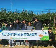 [포토] 농협 축산연구원, 농번기 일손 돕기 동참