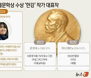 [그래픽]2024 노벨문학상 수상 '한강'작가 대표작