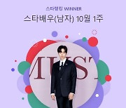 이준호, 스타랭킹 男 배우 정상..부동의 1위 질주