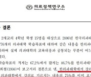 "45학점 더 들으면 한의사도 의사 가능"…'의협 보고서' 논란