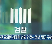 강경흠 전 도의원 성매매 혐의 인정…검찰, 벌금 구형