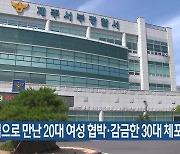 채팅앱으로 만난 20대 여성 협박·감금한 30대 체포