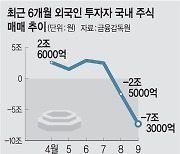 외국인 엑소더스에… 맥 못추는 코스피