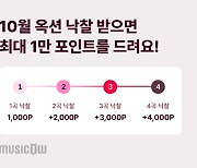 뮤직카우 10월 옥션 낙찰 시 최대 1만 포인트 제공···11일, 김민종 ‘착한 사랑’으로 두 번째 옥션 진행