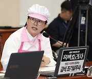 첫째주 국감 "튀어야 산다"…조리사·드웨인 변신한 국회의원들