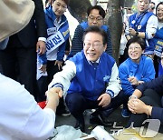 이재명 "대한민국 운명에 관한 선거…2차 심판해야"…부산·강화 총력전