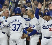 다저스 NLCS 진출 확정…오타니는 삼진 3개, 키케가 펄펄 날았다