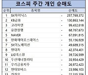 코스피 주간 개인 순매도 1위 ‘SK하이닉스’