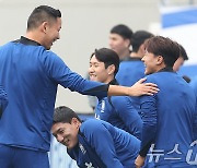 화기애애 축구대표팀