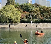 환경단체, "성남시, 탄천 카약 체험은 보여주기식 행사" 비판