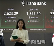 [포토]코스피, 1% 올라 2,620대 회복