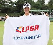 김민별, KLPGA 투어 생애 첫 우승…2년 연속 위믹스 챔피언십 출전권 확보 전망