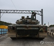 K2 전차 철도 수송