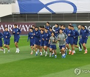 축구국가대표팀, 이라크전 훈련