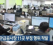 대구시, 관급공사장 11곳 부정 행위 적발