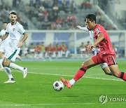 ‘오세훈 A매치 데뷔골’ 한국, 이라크전 전반 1-0 리드 [쿠키 현장]