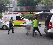 전국체전 마라톤 뛰던 선수 자동차에 치어 병원 후송