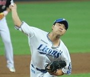 [포토] 달구벌 달군 김윤수의 강속구