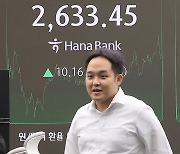 코스피, 2,630대 마감