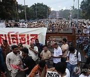 INDIA CRIME DOCTORS PROTEST