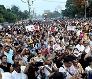 INDIA CRIME DOCTORS PROTEST