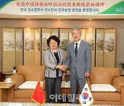 [포토] 중국 공소합작총사 연수단 접견하는 강호동 농협회장