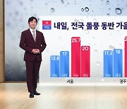 [날씨] 내일 전국 돌풍 동반 가을 호우...피해 주의