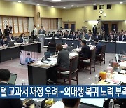 “디지털 교과서 재정 우려…의대생 복귀 노력 부족”