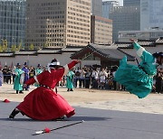 [포토] 조선시대 궁궐 호위군 사열의식