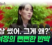 남측 화면 사용 인정한 김여정..."뭐가 문제야?" 격양 [지금이뉴스]